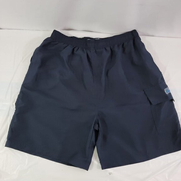 OCEAN Blue Mesh Lined Swim Trunks Board Shorts LG - Picture 7 of 11